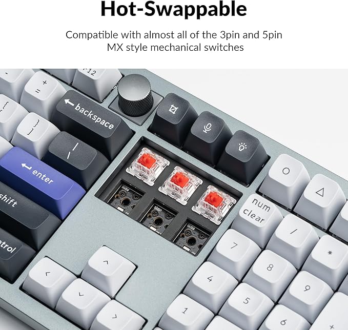 Keychron Q6 Pro Full Aluminum Wireless Bluetooth Custom Mechanical Keyboard - Image 4