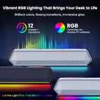 Deeyaple Computer Speakers, 40W Wireless Soundbar - Image 4