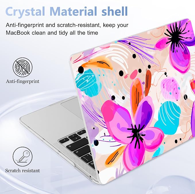 Case for MacBook Pro 13 inch with/Without Touch Bar, Hard Shell + Keyboard - Image 6