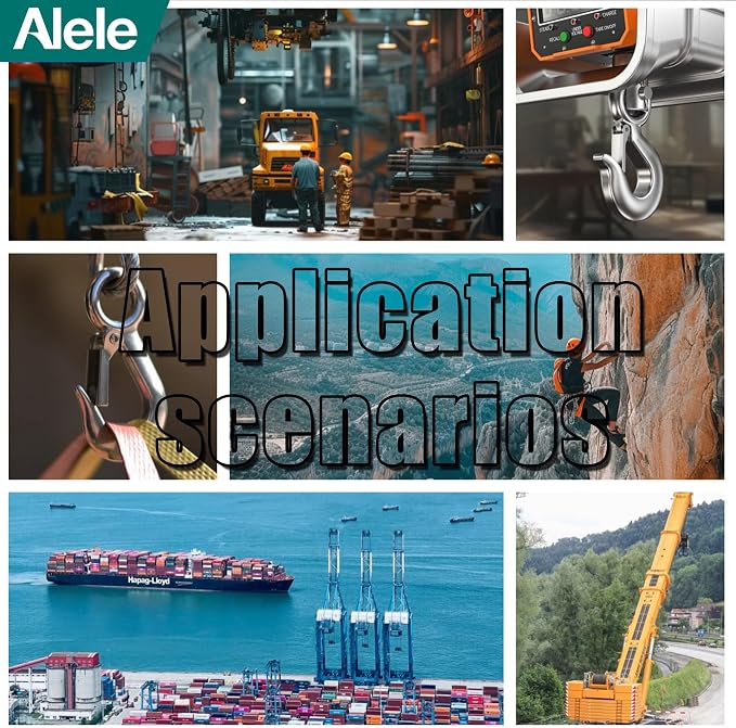 Alele Grab Hooks, 2T Crane Scale, Slip Hooks, Stainless Steel Heavy Duty - Image 6
