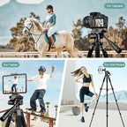 Victiv 68" Phone Tripod Stand, Tablet Tripod - Image 4
