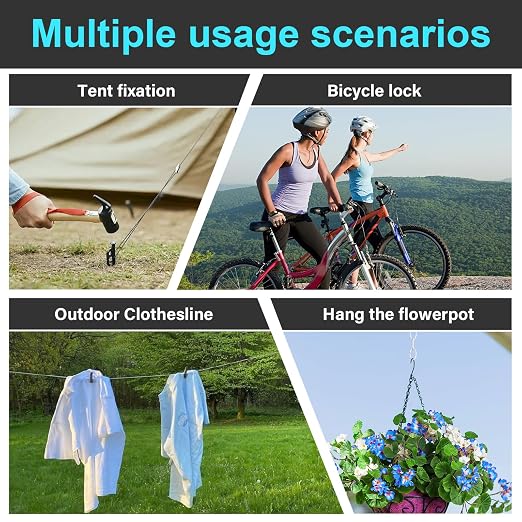 2 Pack Outdoor & Travel Security Cable - Image 7