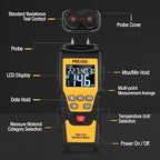 PREXISO Wood Moisture Meter - 7 in 1Digital Moisture Meter - Image 6