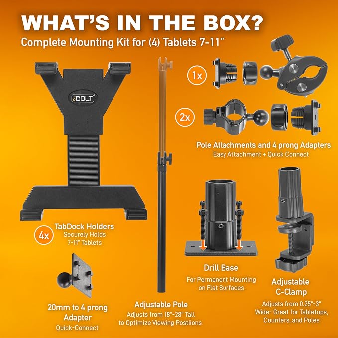 iBOLT TabDock Point of Purchase Clamp Mount - - Image 7