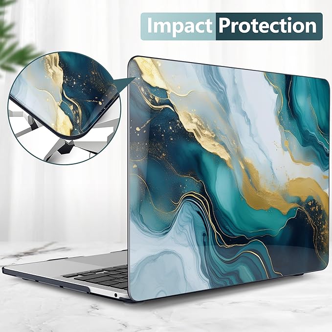 TWOLSKOO Compatible with MacBook Pro 13 inch Case 2023-2016 A2338 M2/M1 A2251 - Image 4