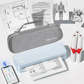 Inkless Portable Printer for Travel, Wireless Thermal Printer Supports 8.5" x by Gloryang
