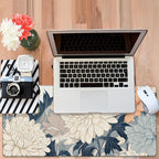 Beautiful Chrysanthemum Gaming Mouse Pad 3mm Thick Stitched Edge Waterproof - Image 6