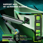 ARES WING RGB Single Monitor Arm Desk Mount - Image 4