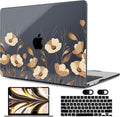 MEEgoodo Case for M4/M3/M2 MacBook Air 13.6 inch Case 2025 2024 2022, Fit Model by MEEgoodo