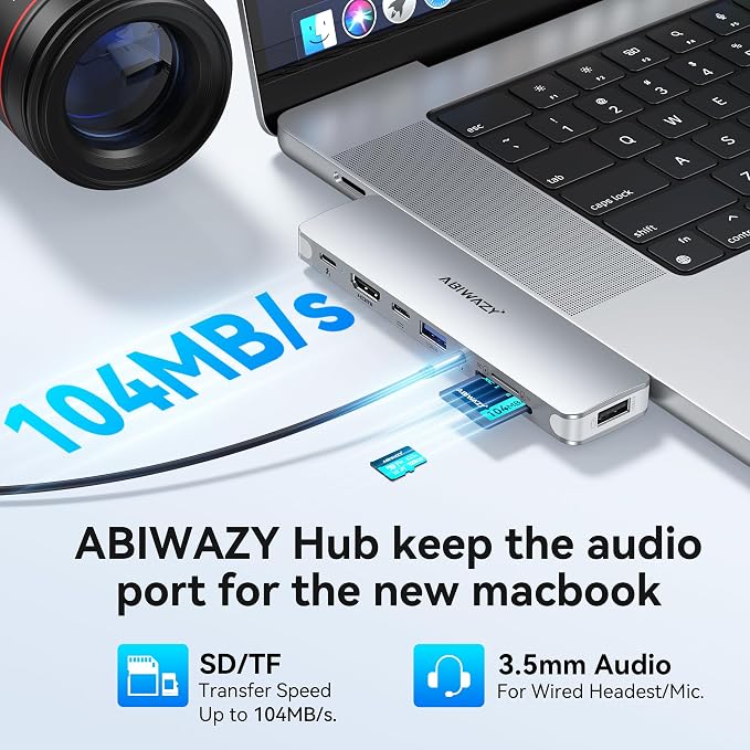 USB C Adapter HDMI USB Multiport Hub, 8 in 2 Accessories - Image 8