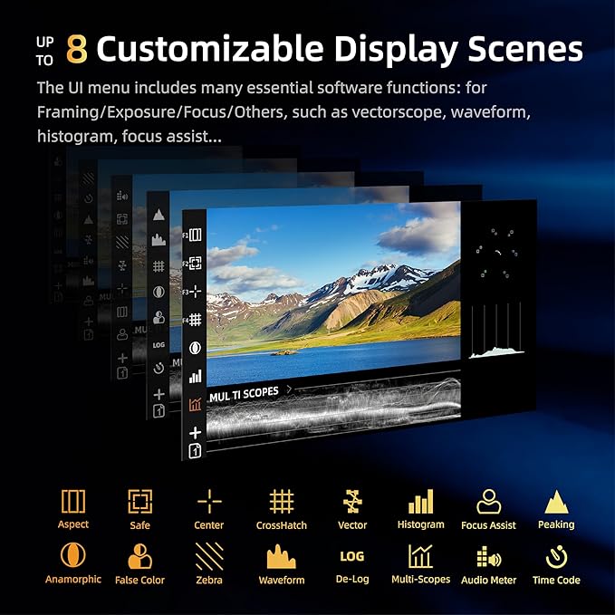 osee Mega 15S 15inch 1500 Nits Higher Bright Pro HDR Field Production Monitor - Image 4
