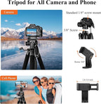 Victiv Tripod 74-Camera-Tripod for Cell Phone, Aluminum Professional Heavy Duty - Image 3