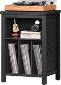Record Player Stand with Vinyl Record Storage by Joaxswe