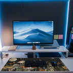 Large Gaming Mouse Pad for Desk, Cute Forest Mushroom Desk Mat, Starry Night - Image 6