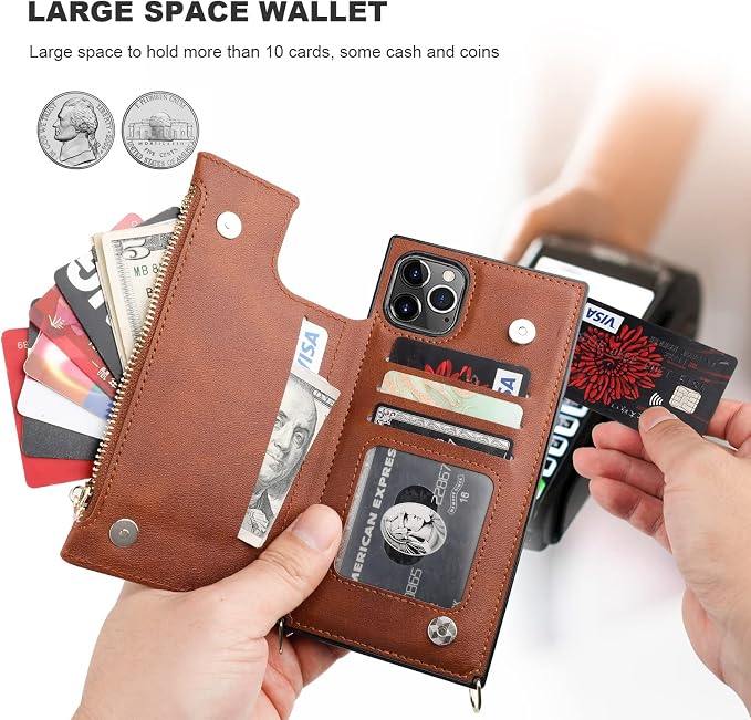 Bocasal Crossbody Wallet Case for iPhone 11 Pro Max - Image 4