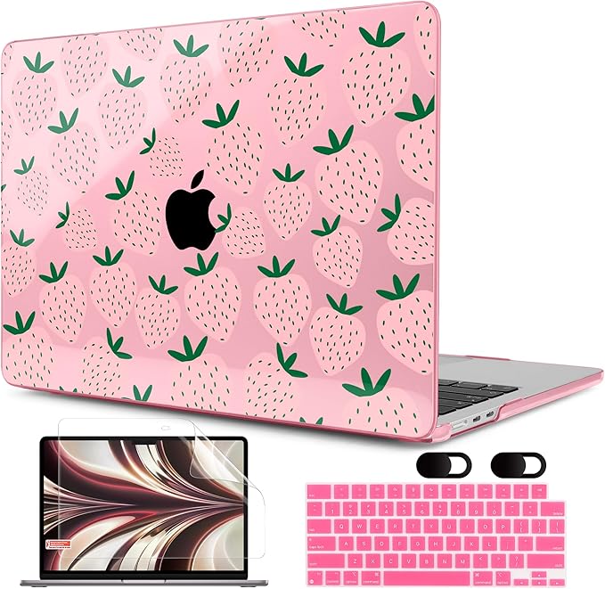MEEgoodo Case for M4/M3/M2 MacBook Air 13.6 inch Case 2025 2024 2022, Fit Model by MEEgoodo