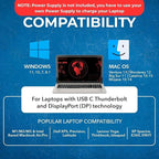 OREI USB C Docking Station Triple Monitor 3 Monitor Dock - Image 9
