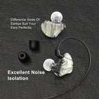 BASN MMCX Triple Driver in-Ear Monitors - Image 3