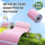 2.25x1.25 Inch Thermal Labels Pink, Holographic Sliver Barcode Thermal Labels - Image 5
