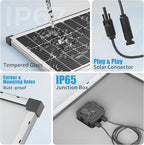 Voltset Solar Panel Charger Kit: 100W 12V Solar Panel - Image 2