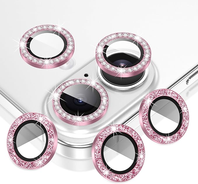 AGVEE 3+3 6 Pack for iPhone 16 6.1" / 16 Plus 6.7" Camera Lens Cover Protector by AGVEE