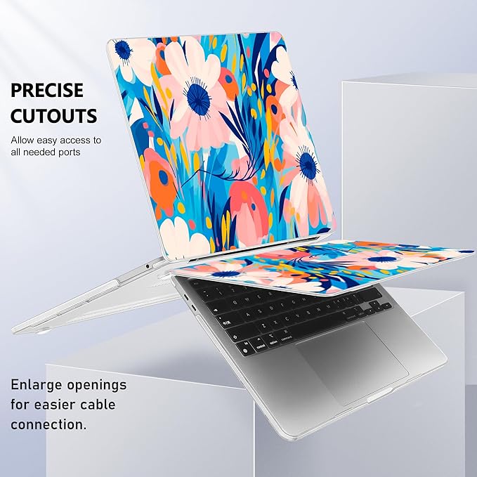 Case for MacBook Pro 13 inch with/Without Touch Bar, Hard Shell + Keyboard - Image 8