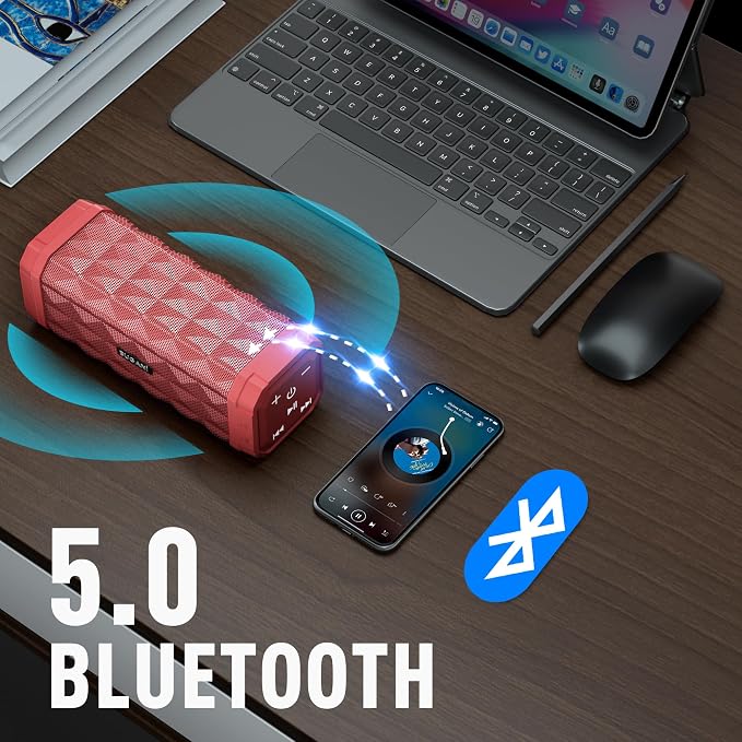 BUGANI Bluetooth Speaker Portable Wireless Speaker, 100ft Wireless Range - Image 6