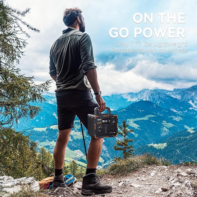 300W Solar Generator, 259Wh Portable Power Station EM300, 000mAh LiFePO4 Battery - Image 7