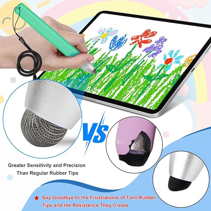 2pcs Kid-Friendly Stylus Pens for Touch Screens, Tablet Stylus Pen - Image 3