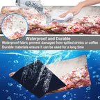 Mouse Pad, Large Blooming Sakura Desk Mat, Extended Non-Slip Gaming Keyboard - Image 4