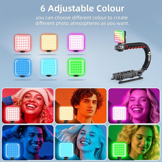 Zeadio Smartphone Camera Stabilizer Kit, Portable Handle Grip Handheld Video Rig - Image 5