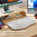 Nulea Wireless Ergonomic Keyboard, Split Keyboard - Image 5