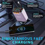 Retractable Car Charger, 5 in 1 Fast Cars Phone Charger 60w, Handsfree Call - Image 6