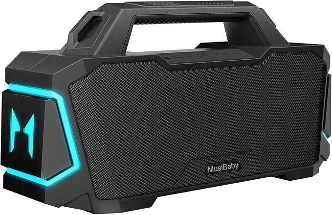 Bluetooth Speaker, Musibaby M1 Portable Bluetooth Speakers:Loud Stereo Sound by onthegomusicbaby