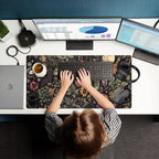 Desk Mat Botanical Witchery Mouse Pad Gaming Mat Dark Keyboard Mat, Long Mouse - Image 7