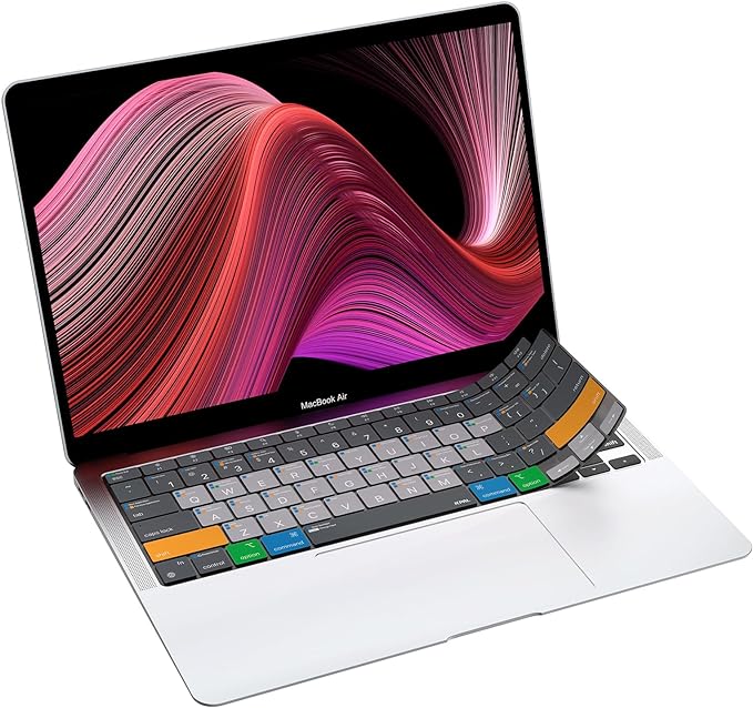 JCPal MacOS Shortcut Guide Keyboard Cover by JCPAL