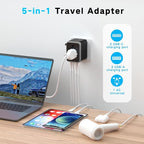 Universal Travel Adapter, adaptador de enchufe de pared internacional de CA de - Image 2