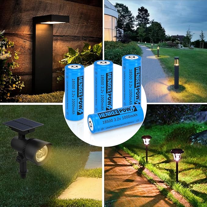 Henreepow 18500 3.2v LiFePo4 Rechargeable Battery, 3.2v LiFePo4 Rechargeable - Image 2