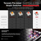 TECWARE Phantom+ Elite 87 Key RGB Mechanical Gaming Keyboard, LED Backlit - Image 3