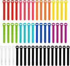 Self-Gripping Cable Ties by Wrap-It Storage, 5 Inch Straps – Reusable Hook and by Wrap-ItStorage