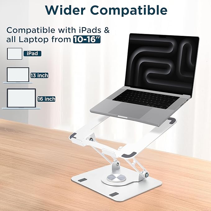 Uncaged Ergonomics Swivel Laptop Stand - Image 6