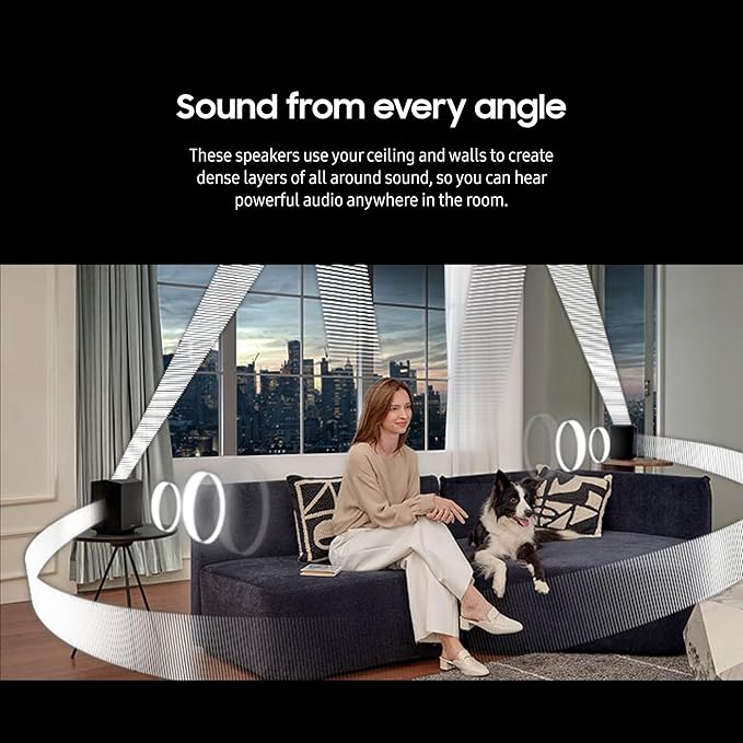 SAMSUNG Q990D 11.1.4ch Soundbar w/Wireless Dolby Atmos Audio, Rear Speaker - Image 6