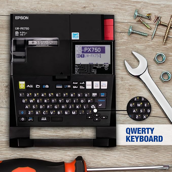 LABELWORKS Epson LW-PX750PCD Industrial Label Maker Kit - Image 7