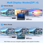 WAVLINK USB C Docking Station 4K Triple Display - Image 3
