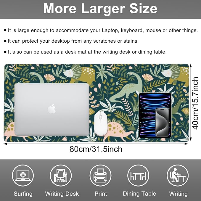 Mouse Pad, Large Dinosaurs - Image 2