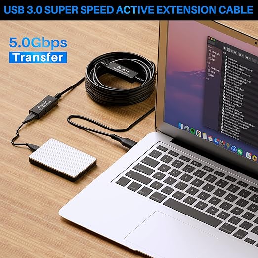 USB 3.0 Active Extension Cable 35 Feet, Long USB Type-A Male to Female Extender - Image 5
