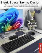 Lenovo 305 USB-C Wired Keyboard & Mouse Combo, Spill-Resistant, Narrow Border - Image 3