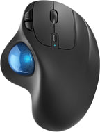 Nulea M501 Wireless Trackball Mouse, Rechargeable Ergonomic, Easy Thumb Control by Nulea