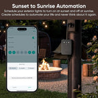 Wyze Plug Outdoor, Dual Outlets Energy Monitoring, 2.4GHz WiFi Smart Plug - Image 5