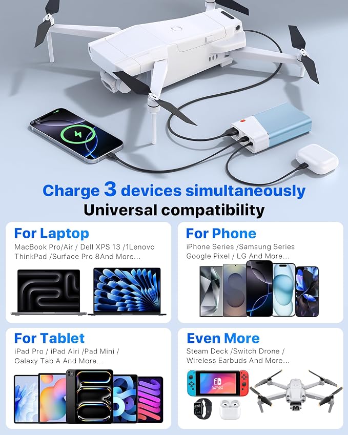Portable Charger 20000mAh, 22.5W PD 3.0+QC 4.0 Super Fast Charging Power Bank - Image 6